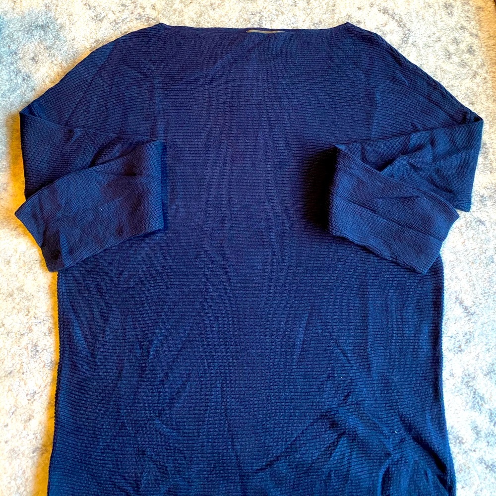 Navy Boatneck Sweater
